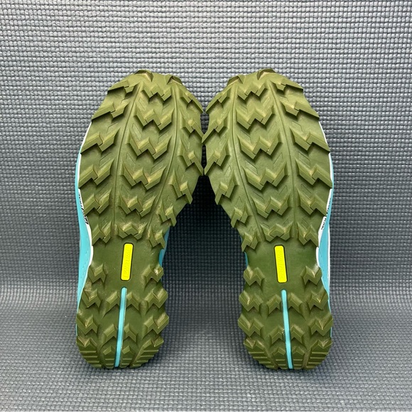 Saucony Peregrine 10 Trail Running Shoe Womens Size 10 S10568-25 Blue Green - Picture 8 of 9